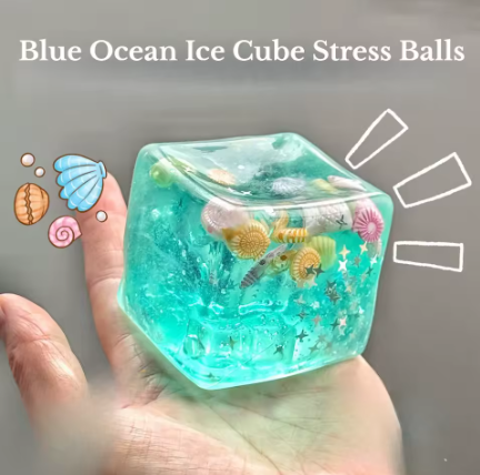 Ocean Cube Squishy Stress Ball