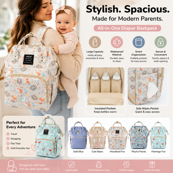 Stylish & Comfortable Baby Backpack