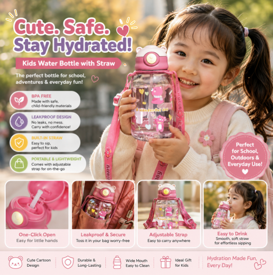 Cute Kids Water Bottle